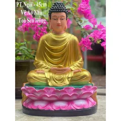 TƯỢNG PHẬT BỔN SƯ THÍCH CA MÂU NI 45CM COMPOSITE VẺ MÀU 840782