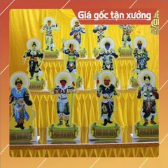 Bộ tranh 12 vị dược xoa ép platic cứng cao 40cm 840794