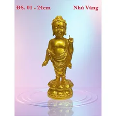 Tượng Phật Đản Sanh nhiều mẫu, nhiều size composite đẹp - có hoả tốc 840843