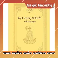 Combo 4 quyển VỞ CHÉP  kinh chữ in nét mờ_Địa tạng bổn nguyện+Kinh dược sư+Kinh Sám hối+Chú đại bi