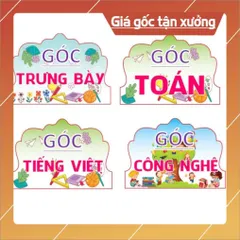 TỜ GIẤY Hiệu Lệnh Nhắc Nhở– Bảng Góc Lớp Học Kích Thước 30x40cm (Ép Plastic, Có Sẵn Băng Keo Dán) ĐẸP