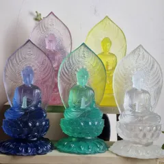 Tượng Dược Sư Lưu Ly Lá Đề 21cm, Bộ 7 Tượng Phật Dược Sư 7 màu, Tượng  Thất Phật Dược Sư 21cm  st110 840852