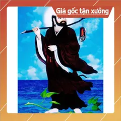 Tranh ĐẠT MA SƯ TỔ - có khung sẵn - KT 19*25cm - 28*38cm - 38*48cm cực đẹp CÓ HOẢ TỐC 840868