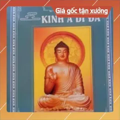 Sổ Tay In Mờ chép KINH PHẬT THUYẾT A DI ĐÀ KHỔ A4 LÒ XO