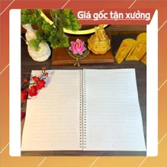 TRỌN BỘ 3 VỞ CHÉP KINH Lương Hoàng Sám in mờ - TẶNG 10 VIẾT 840867