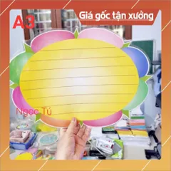 Tờ Một số hình mẫu Đồ dùng dạy học Khổ A3 (Cây hoa, bảng phụ...)