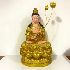 TƯỢNG Tây Phương Tam Thánh Ngồi 50cm Vàng COMPOSITE 840890