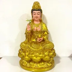 TƯỢNG Tây Phương Tam Thánh Ngồi 50cm Vàng COMPOSITE 840890