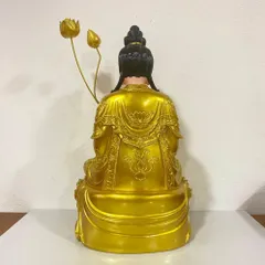 TƯỢNG Tây Phương Tam Thánh Ngồi 50cm Vàng COMPOSITE 840890