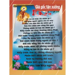 GIEO DUYÊN TRANH CUỘN  PHẬT GIÁO THỜ HOẶC TRANG TRÍ 40CM X 60CM - MẪU NGẪU NHIÊN - 9K PHÍ SÀN 840917