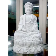 Tượng Đức Phật A Di Đà ngồi cao 30cm composite nhiều màu 840930