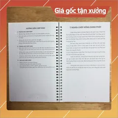 Sổ chép Kinh Dược Sư nét in mờ ( tặng kèm 1 bút + 4 ngòi )  CÓ HOẢ TỐC 840923
