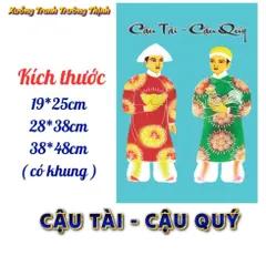 Khung CẬU TÀI - CẬU QUÝ , có khung  có hoả tốc 3 CỠ 840931