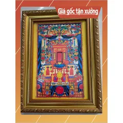 Khung Tranh thờ HỒN THIÊN SÔNG NÚI bền màu + Khung ảnh sáng đẹp 840937