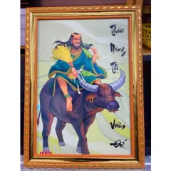 Khung  Tranh THẦN NÔNG treo tường hoặc thờ cúng 840936