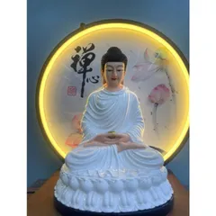 Tượng Bổn Sư Thích Ca Mâu Ni cao 30cm, 40cm, 45cm, 50cm COMPOSITE CAO CẤP 841008