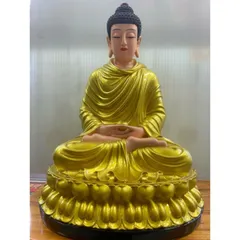 Tượng Bổn Sư Thích Ca Mâu Ni cao 30cm, 40cm, 45cm, 50cm COMPOSITE CAO CẤP 841008