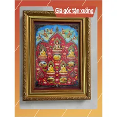 Khung tranh thờ CHIẾN SĨ TRẬN VONG bền màu + Khung ảnh sáng đẹp kích thước 3 cỡ 841011