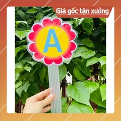 Thẻ hoa cán nhựa làm chữ theo yêu cầu có hoả tốc