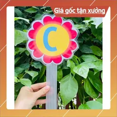 Thẻ hoa cán nhựa làm chữ theo yêu cầu có hoả tốc