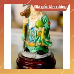 Bộ tượng Tam Đa-Ba ông Phúc Lộc Thọ có đế cao 9cm