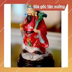 Bộ tượng Tam Đa-Ba ông Phúc Lộc Thọ có đế cao 9cm