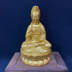 Tượng Quan Âm Ngồi 15cm Nhựa Composite NHIỀU MÀU 841035