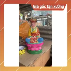 Tôn tượng ngài ĐỊA TẠNG đất nung ngồi 30cm gieo duyên 841099