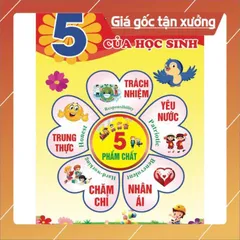 Tờ giấy  trang trí 5 phẩm chất kích thước a3 30cm x 40cm ép plastics có keo dán 841103