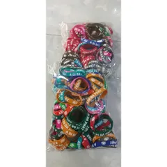 Dây treo phong thủy xe Quan Âm Bồ Tát và đức phật 2 mặt  ngũ sắc tròn bình an hm42 841134