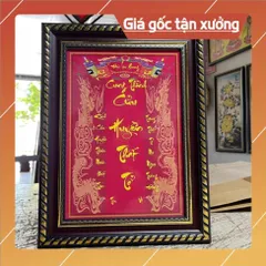 Bài vị tranh CỬU HUYỀN THẤT TỔ - CÓ KHUNG  đẹp 841159