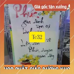 TC34 - TRANH BẢN ĐỒ MƯỜI PHÁP GIỚI VÀNG KHỔ 40CM X 60CM VÀ NHIỀU MẪU TỰ CHỌN