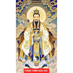 Khung  Tranh THÔNG THIÊN GIÁO CHỦ treo tường hoặc thờ cúng 841161
