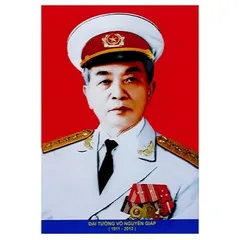 KHUNG TRANH ĐẠI TƯỚNG VÕ NGUYÊN GIÁP 5 MẪU 3 SIZE CHO KHÁCH TREO TƯỜNG 841181