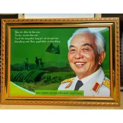 KHUNG TRANH ĐẠI TƯỚNG VÕ NGUYÊN GIÁP 5 MẪU 3 SIZE CHO KHÁCH TREO TƯỜNG 841181