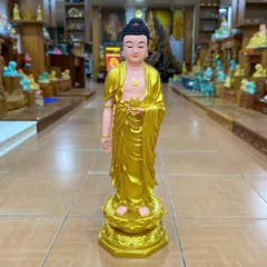 Tượng Tây Phương Tam Thánh Đứng 70cm Nhựa Composite