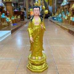 Tượng Tây Phương Tam Thánh Đứng 70cm Nhựa Composite