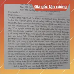 Sổ chép KINH  in mờ địa tạng khổ A4 LÒ XO 841184