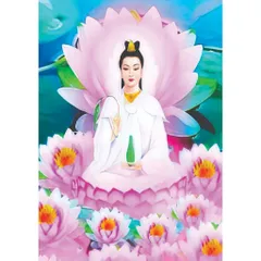 Khung Tranh QUAN THẾ ÂM BỒ TÁT - có khung ( 18 mẫu )  có hoả tốc 3 CỠ 841245