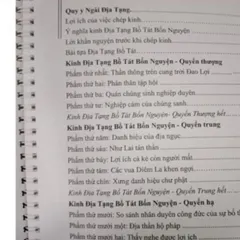 Vở chép kinh Địa Tạng in mờ bìa KHỔ A4 chữ mờ GIEO DUYÊN