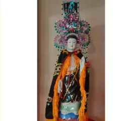 Áo nhung 70CM  đen rồng phụng dùng để cúng Bà Địa Mẫu 841247