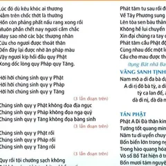 TO73 tờ chú Nghi Thức Phóng Sinh 2 mặt ép plastic siêu đẹp  2 SIZE A4 VÀ A3 ÉP PLASTICS