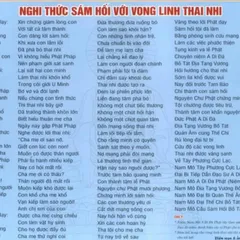 TO22 tờ chú Nghi Thức Sám Hối Với Vong Linh Thai Nhi 2 mặt ép plastic siêu đẹp  2 SIZE A4 VÀ A3 ÉP PLASTICS