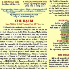 TO11 tờ chú Bát Nhã Tâm Kinh- Chú Đại Bi 2 mặt có ép plastic cực đẹp  2 SIZE A4 VÀ A3 ÉP PLASTICS