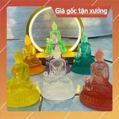 Tượng Dược Sư Lưu Ly Quang Vương Phật 12cm Chất Liệu Composite 841433