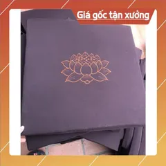 Nệm Ngồi Thiền - Tọa Cụ Ngồi Thiền Niệm Phật - Dày 5cm NÂU ĐEN 841437