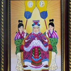 Tranh CHÚA THIÊN - CHÚA NGỌC ( có khung ), đủ kích thước  CÓ HOẢ TỐC 841453