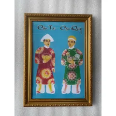 Tranh CẬU TÀI - CẬU QUÝ (có khung) KT 19*25cm, 28*38cm, 38*48cm )  CÓ HOẢ TỐC 841500