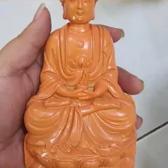 TƯỢNG PHẬT A DI ĐÀ NGỒI 15CM BƯNG NGỌC CỰC ĐẸP - GIÁ RẺ  DƯƠNG KHOA SHOP 841486