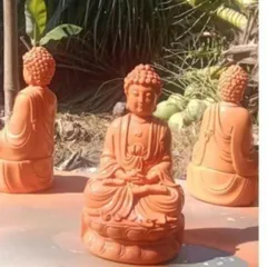 TƯỢNG PHẬT A DI ĐÀ NGỒI 15CM BƯNG NGỌC CỰC ĐẸP - GIÁ RẺ  DƯƠNG KHOA SHOP 841486